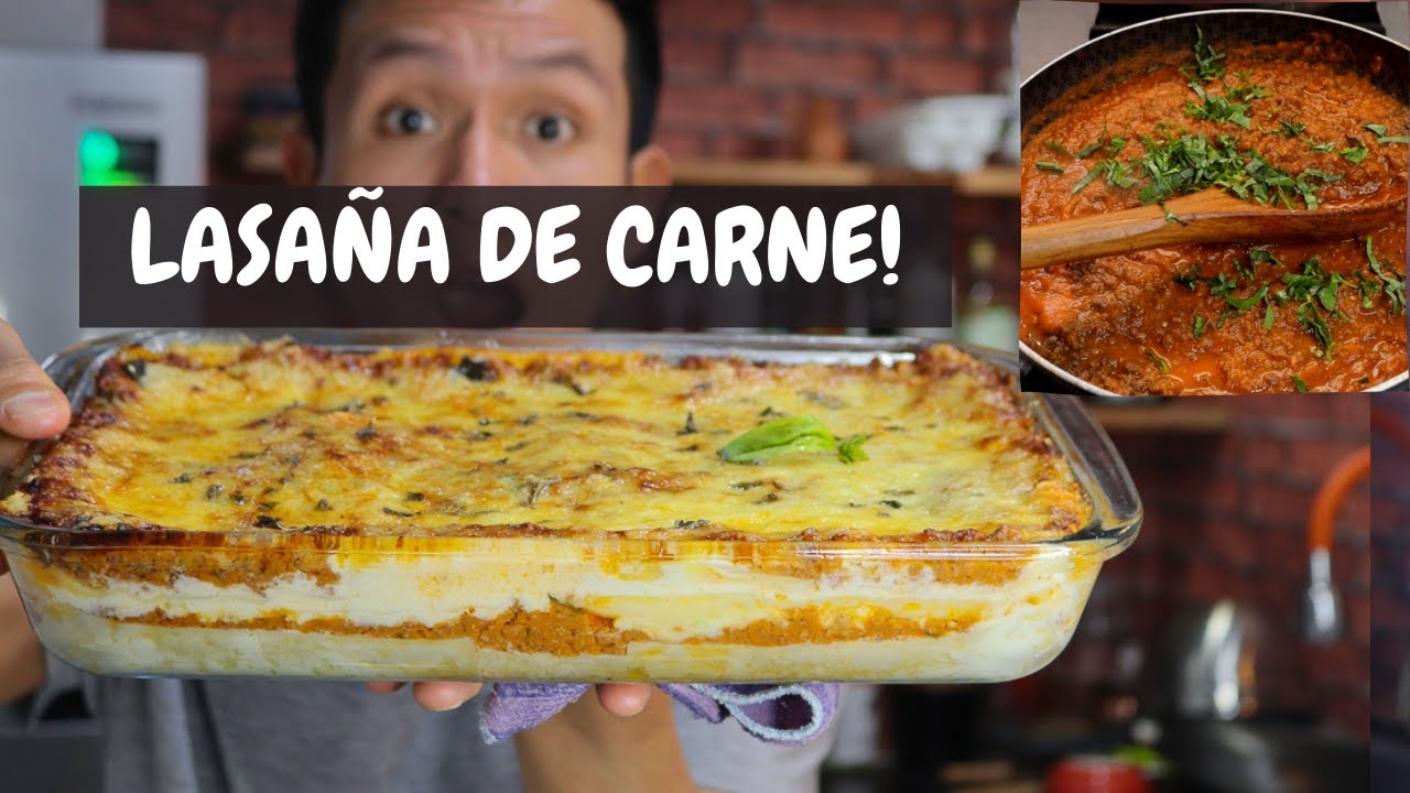 LASAÑA DE CARNE con SALSA BLANCA una manera diferente de preparar | Abelca