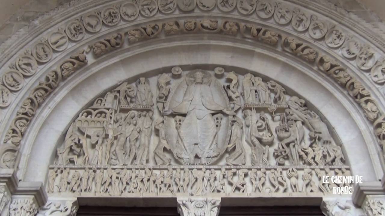Le Tympan de la Cath&eacute;drale d'Autun - Sommet de la Sculpture Romane