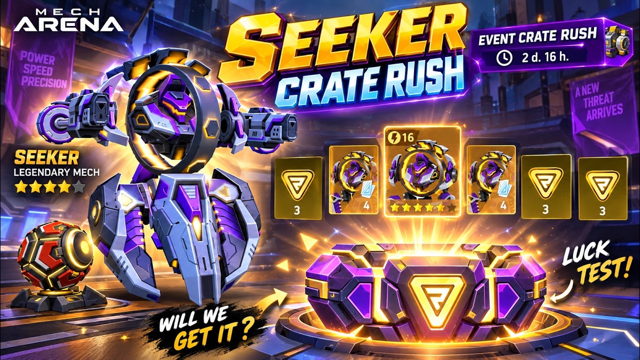 THE NEXT CRATE RUSHES ARE CRAZY&hellip; 👀🔥 LEAKS + NEW CRATE RUSH! | Mech Arena