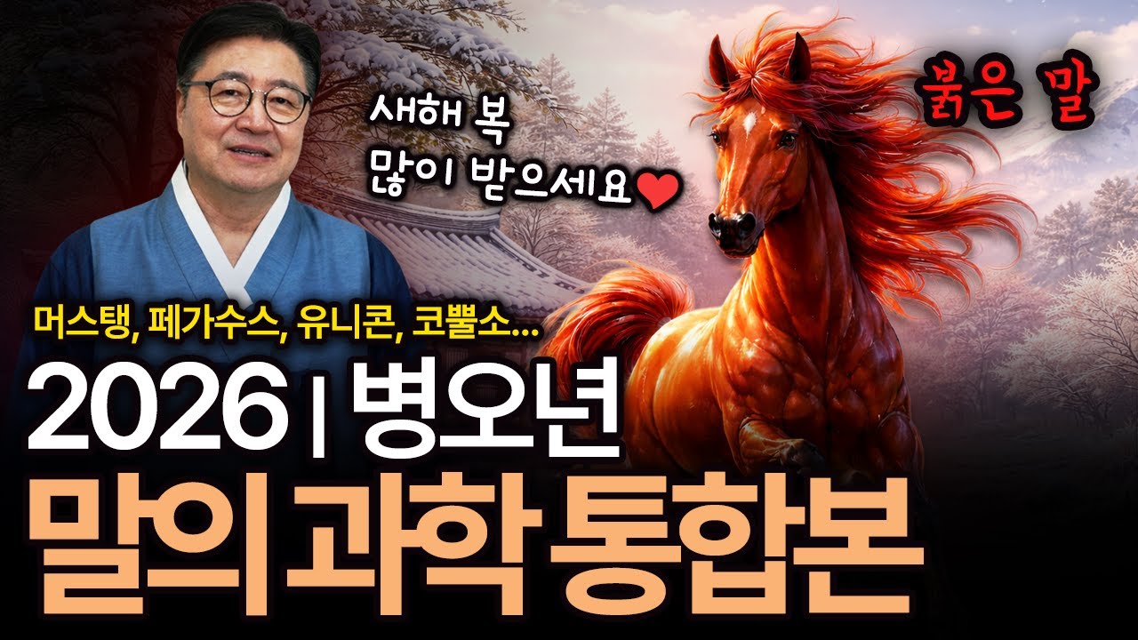 [신년 특선] 말, 유니콘, 페가수스까지! 말의 몸, 말의 힘, 말의 진화 이야기 [말 통합본]