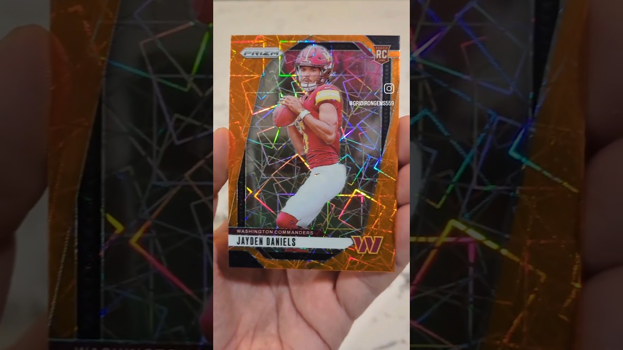 🔥 🔥 🔥 HUGE HIT! Pulled Jayden Daniels RC Lazer Prizm from a 2024 Panini Prizm NFL Blaster Box! 🤯