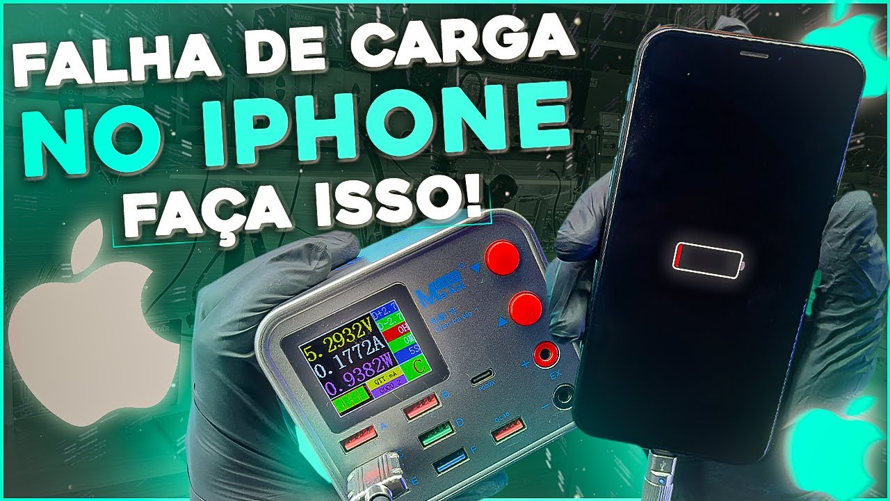 iPhone Não Carrega! Análise Que Todo Técnico Precisa Saber Fazer! (Muito Importante)
