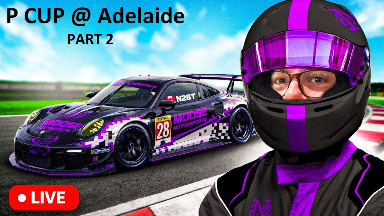 🚨 Porsche CUP PAIN at ADELAIDE (iR: 1,400) 🚨 | NOOB to PRO Day 12 | NICK28T iRacing