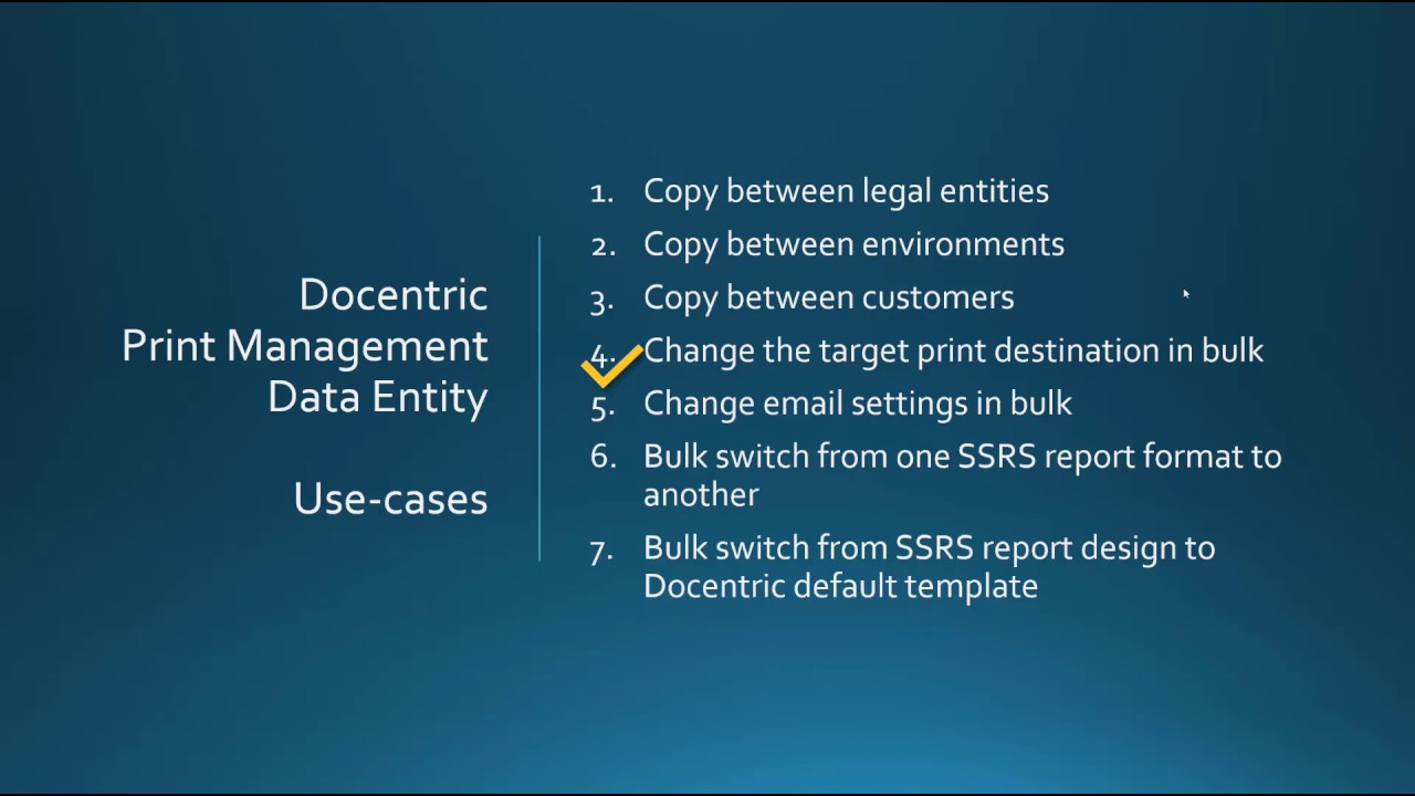 Change the target print destination in Print management settings in bulk – Part 5 of 8
