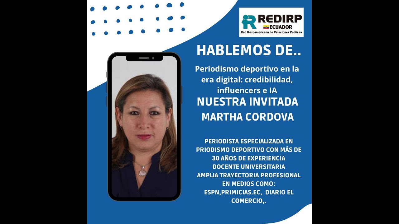 Periodismo deportivo en la era digital. Entrevista a Martha Córdova
