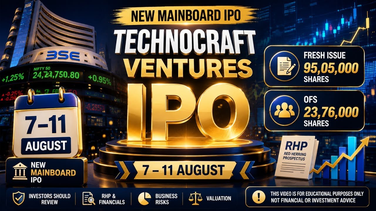 Technocraft Ventures IPO Review 🤩 Apply or Avoid? GMP, Financials, Risks & Valuation 🚨