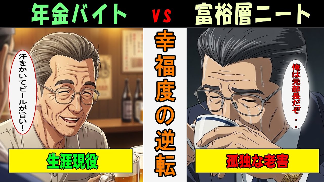 【漫画】「底辺の仕事」と笑った元エリート部長の末路… 定年後の「幸せ」は金か？プライドか？