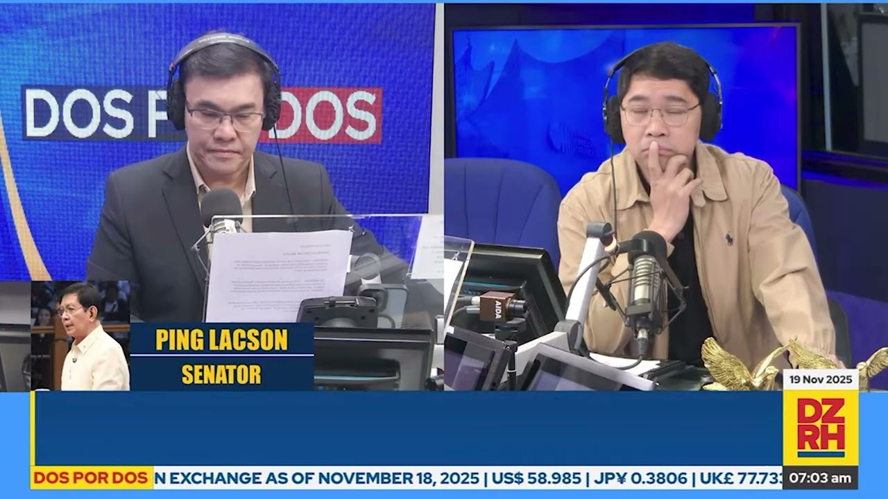 Sen. PING LACSON on the Misrepresentation of PBBM in P100B Insertion: Interview on DZRH