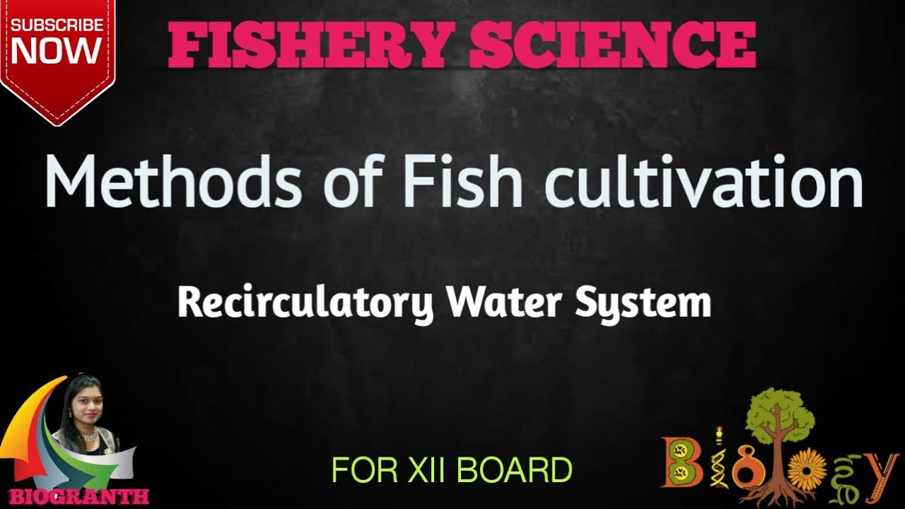 Recirculatory water system : 12th Fishery Science.