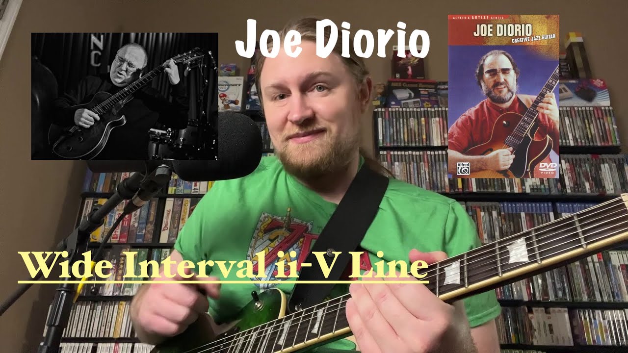 Play Wide Interval ii-Vs with Pentatonic Scales and Arpeggios like Joe Diorio! Jazz Guitar Lesson