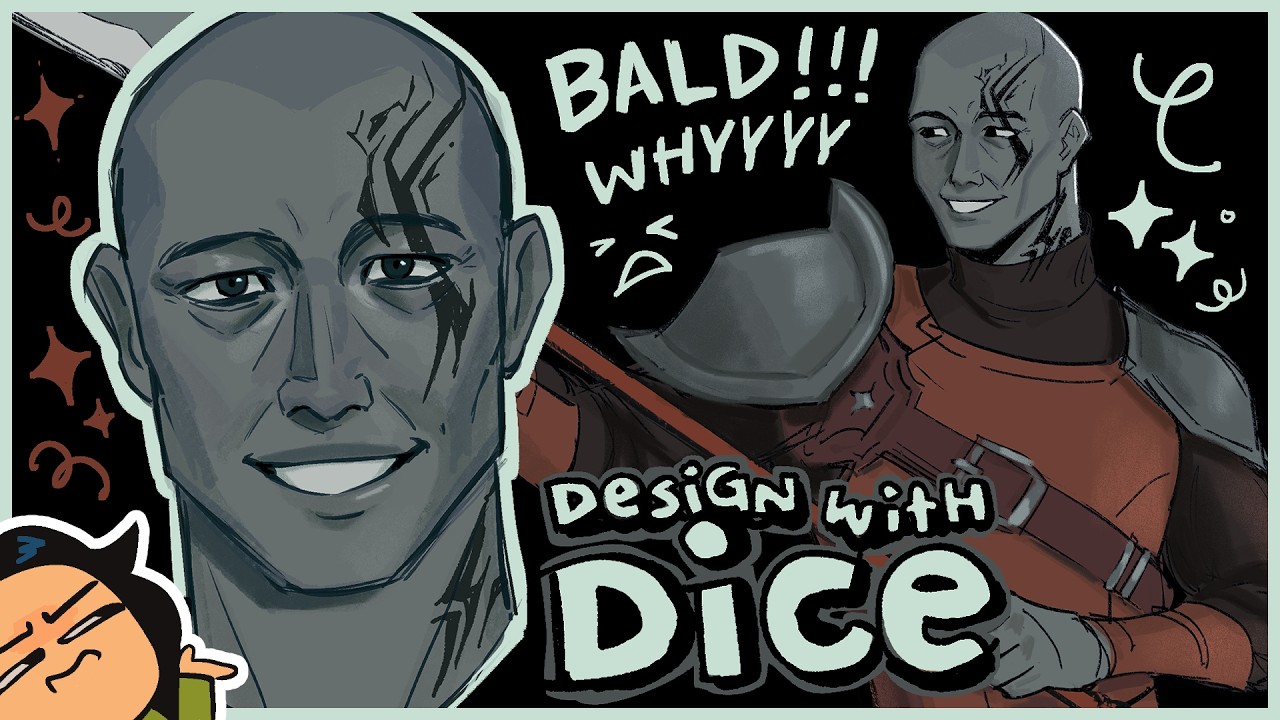 Why did he have to be BALD??? - Design with Dice