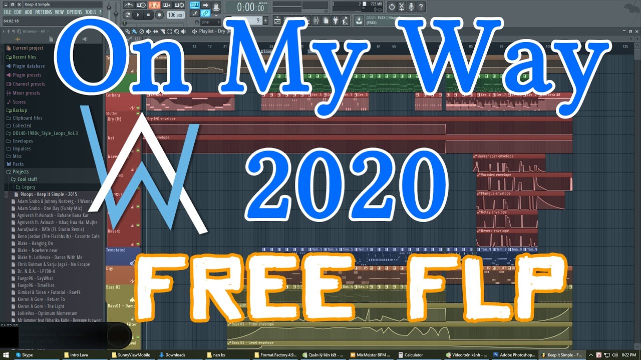 FREE FLP | Alan Walker - On My Way 2020 (Bootleg Remix)  - FL Studio 20 Project