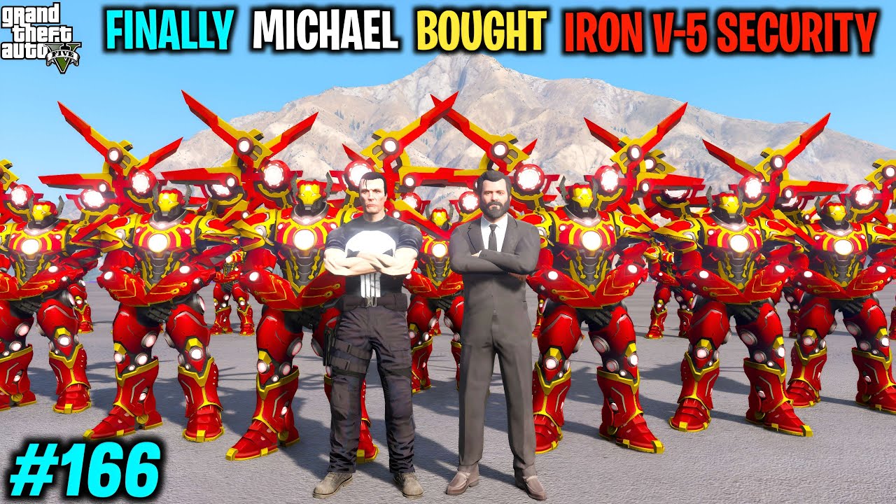 MICHAEL BUYING 9,999,999$ IRONMAN -V5 SECURITY| GTA V GAMEPLAY #166