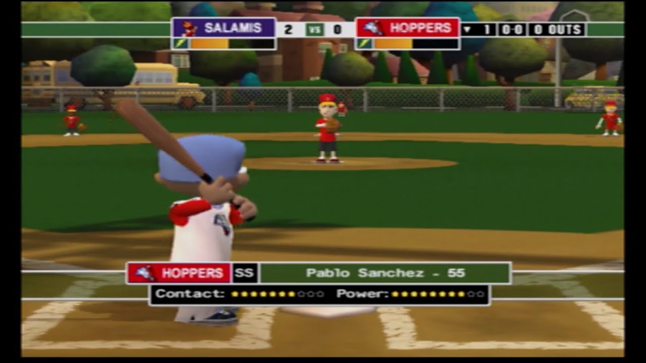 Backyard Baseball '09 PS2 Gameplay