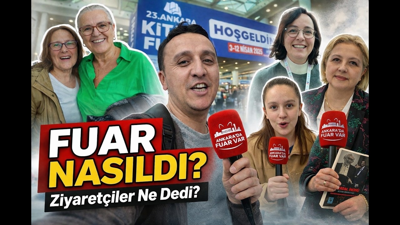 📚 Ankara Kitap Fuarı 2026 ✨Yazarlarla R&ouml;portajlar Burada