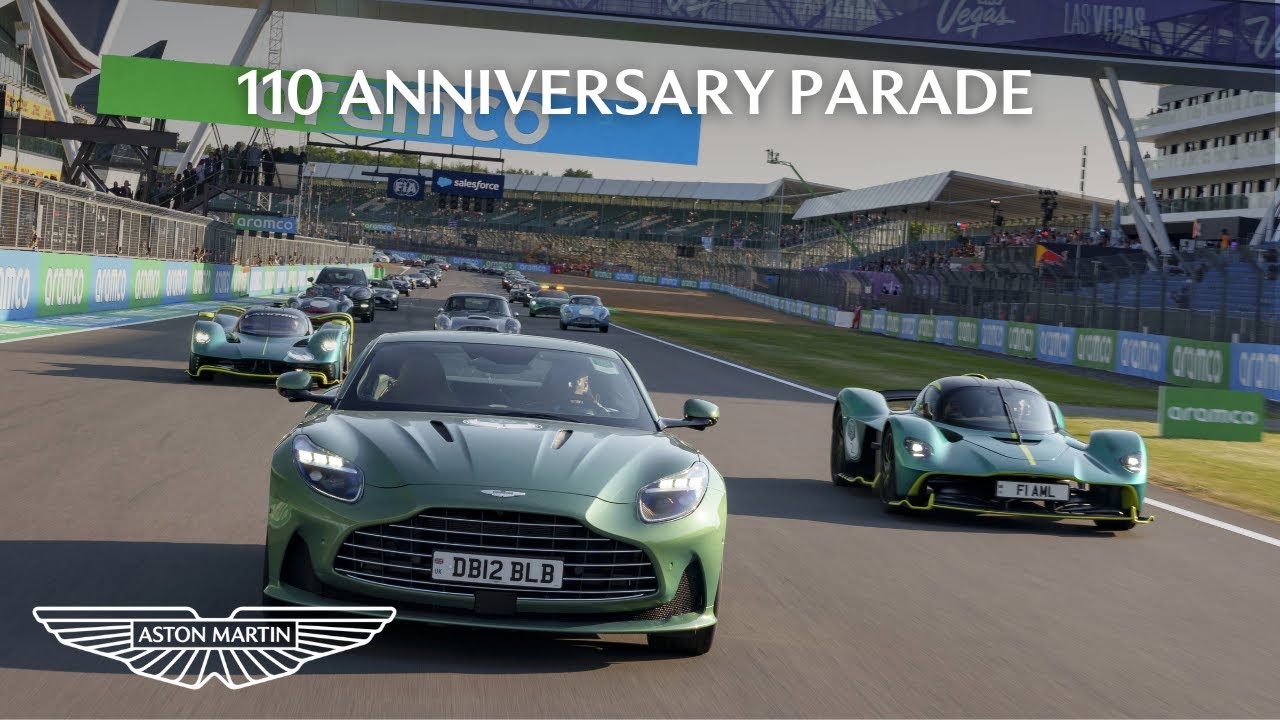 110 Aston Martins at the British Grand Prix
