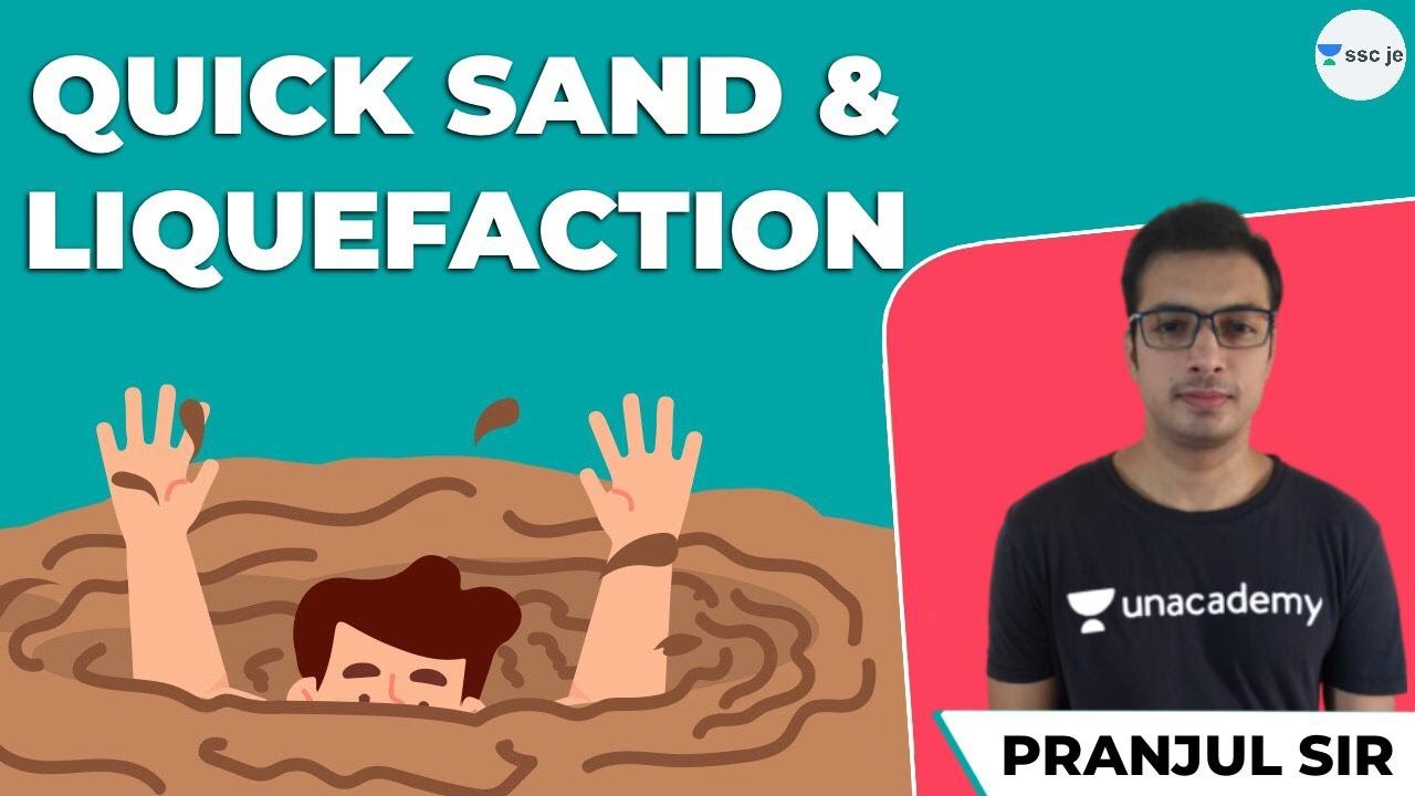 Quick Sand and Liquefaction | SSC JE Civil Engineering Exam