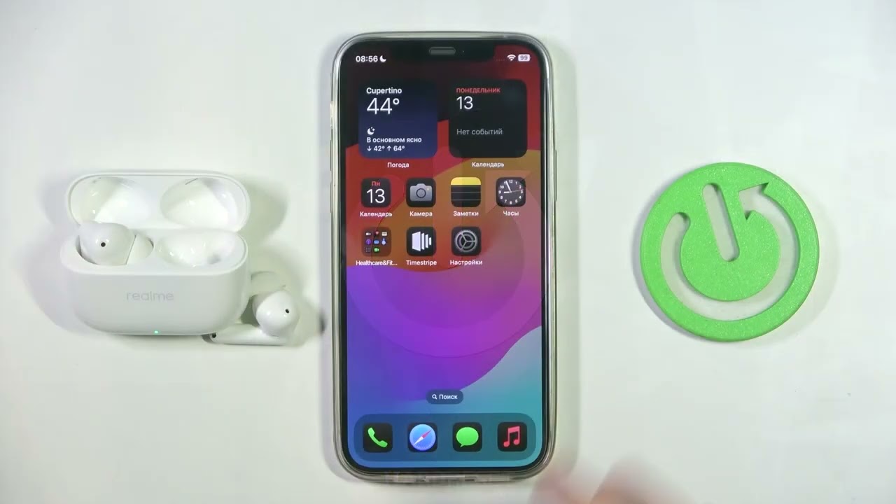 Как подключить Realme Buds T310 к устройствам iOS | Пошаговая инструкция