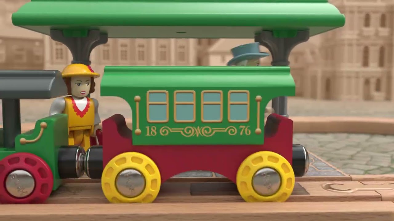 Back to the Steam Age | Hape Old-timer Train 3D Animation