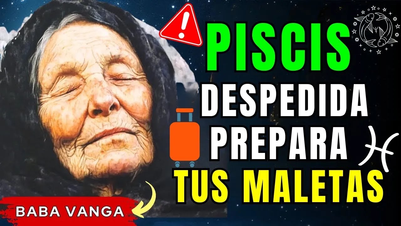 PISCIS 😢 LLEGA LA DESPEDIDA… 🎒 DEBES IRTE, AUNQUE TU CORAZÓN NO QUIERA 💔 EL DESTINO TE LLAMA ✨