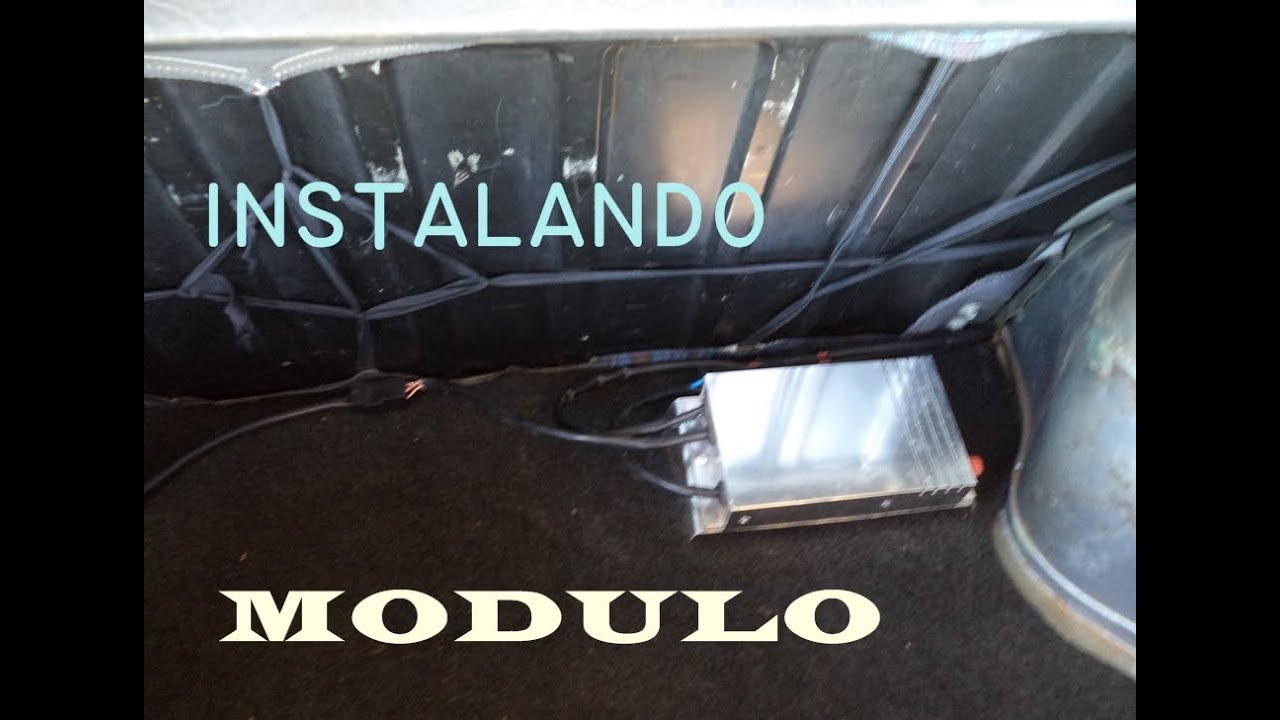 instalando modulo de som automotivo