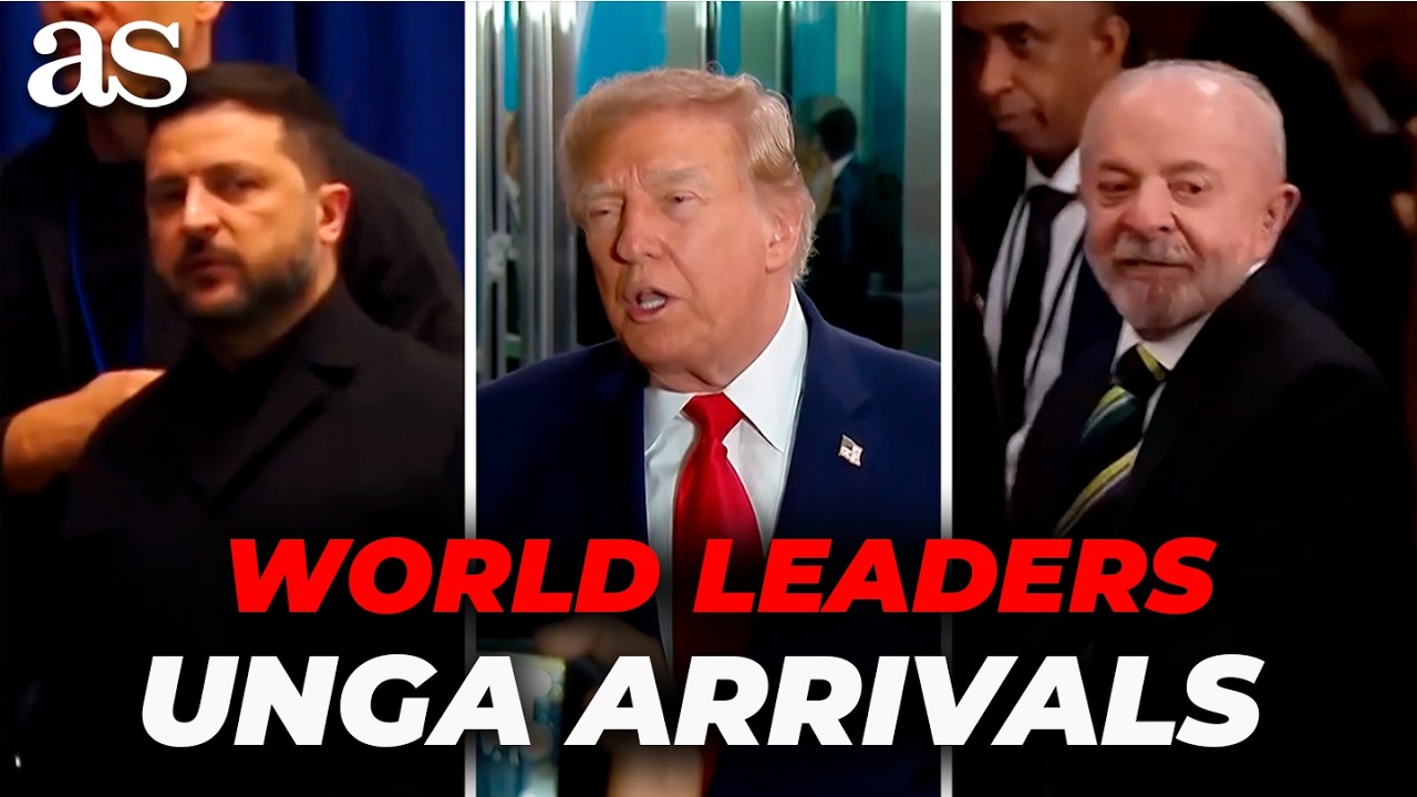 WORLD LEADERS arrive for start of 2026 UNITED NATIONS GENERAL ASSEMBLY