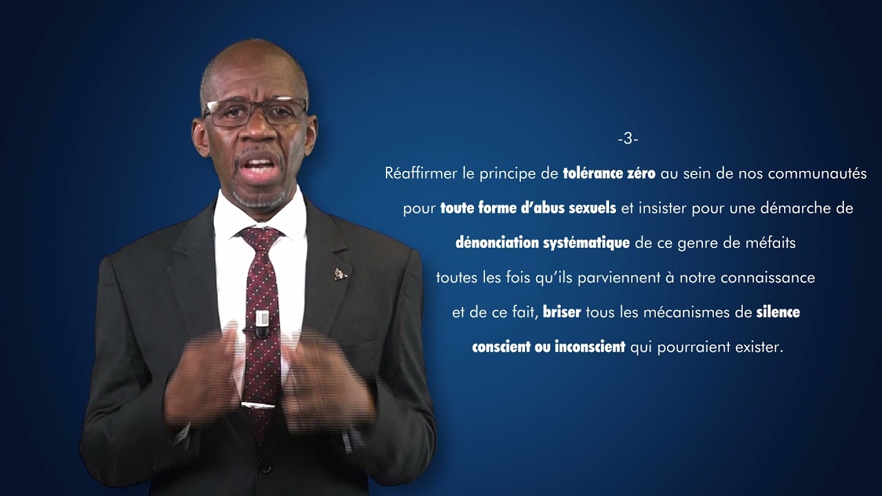Le Mot du Président de L'Eglise Adventiste du Septième Jour Fédération de la Martinique 17 Déc 2021