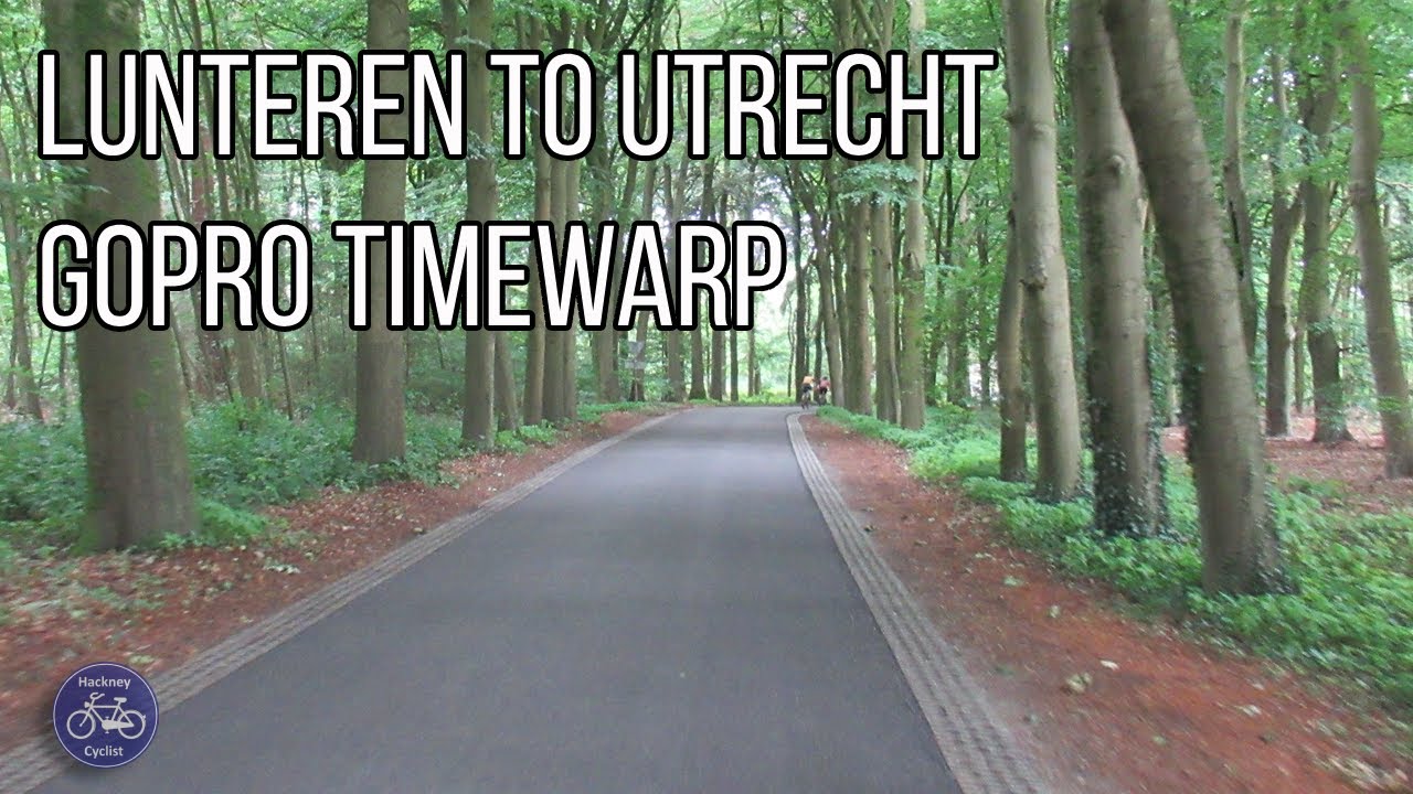 Cycling from Lunteren to Utrecht (GoPro Timewarp footage)