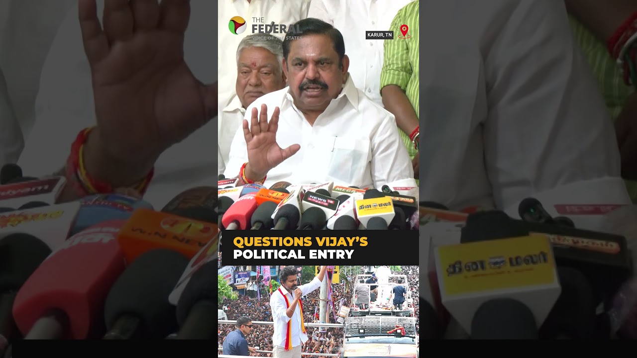 EPS slams Vijay over Karur stampede, questions his political commitment