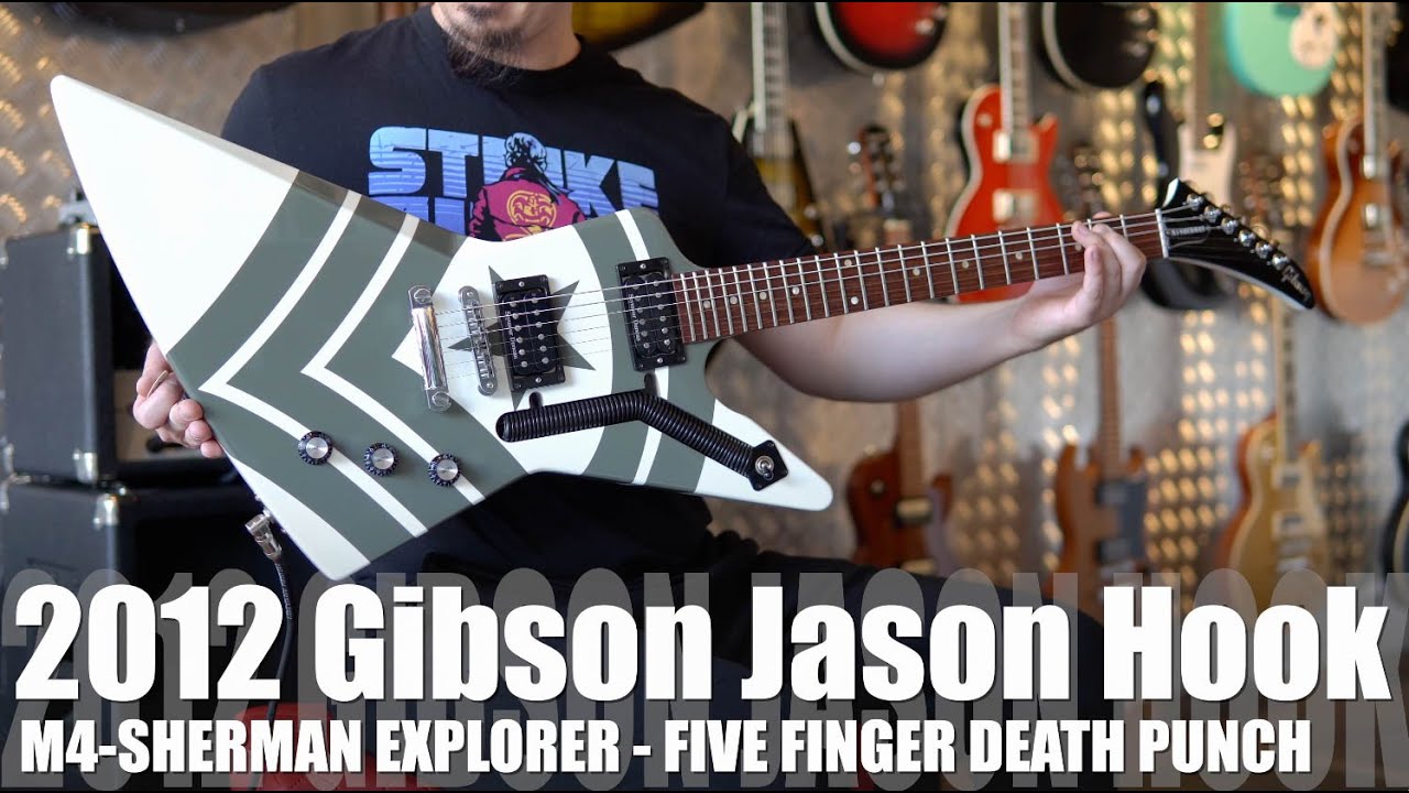 Simply amazing Gibson Jason Hook M4-Sherman Explorer