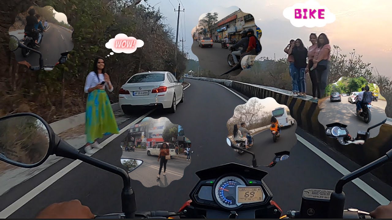Public reactions for superbike in India | Part 3  | Benelli tnt 300 | Girl scared🤣