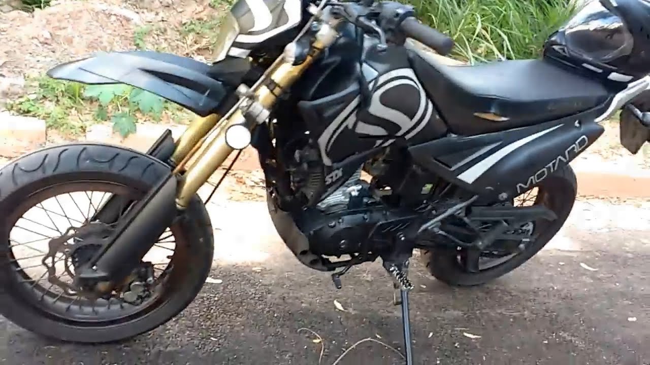 A PRIMEIRA MOTARD NACIONAL E TAMBÉM OTIMA TRAIL - SUNDOWN STX 200 E STX 200 MOTARD