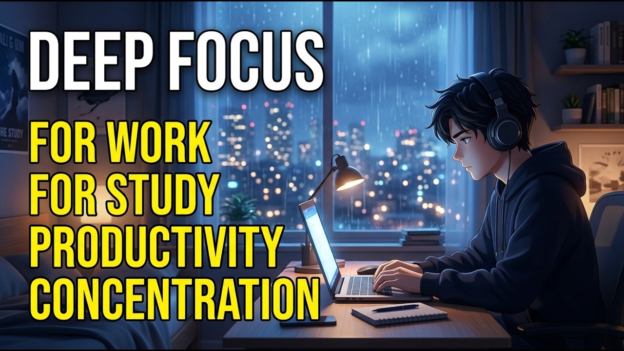 🔴 LIVE Work Music for Concentration | Calm Background Instrumental