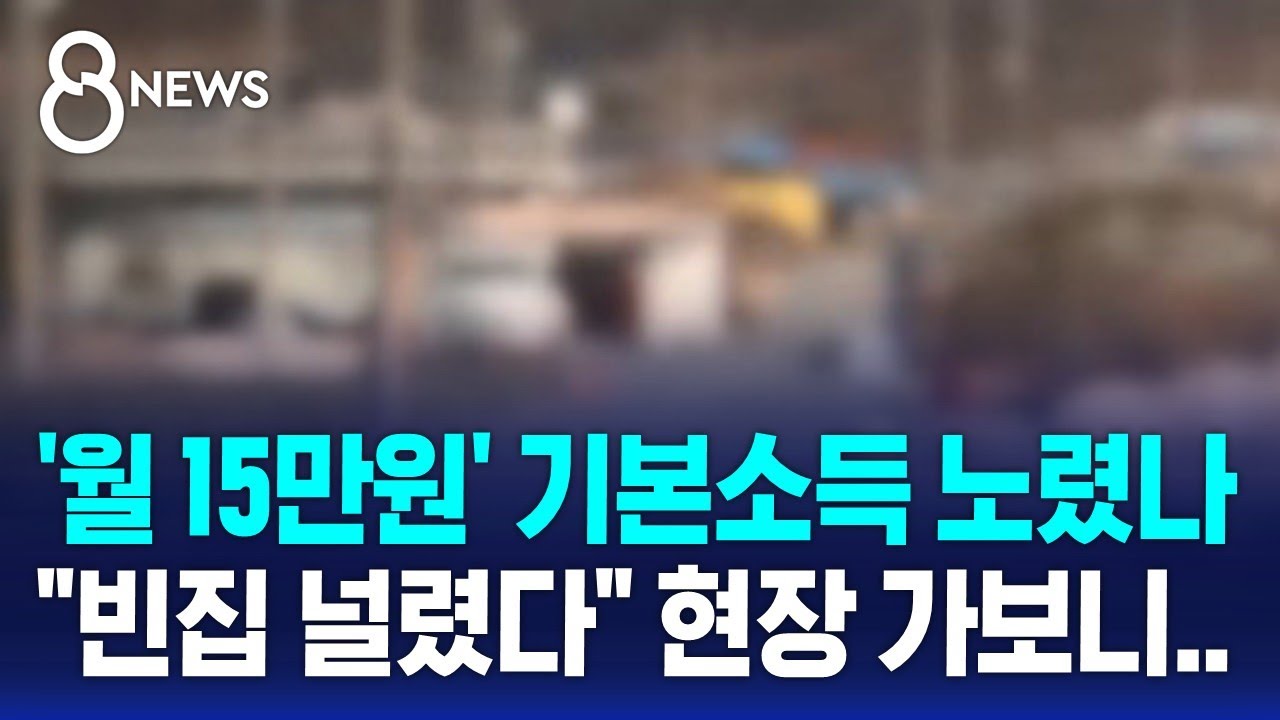 '월 15만원' 기본소득 노렸나…