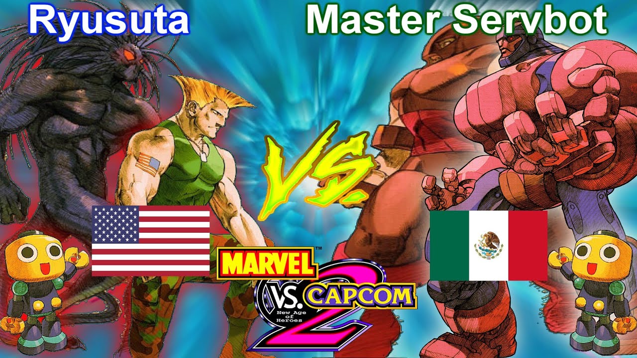 Marvel vs Capcom 2: New Age of Heroes - Ryusuta vs Master Servbot