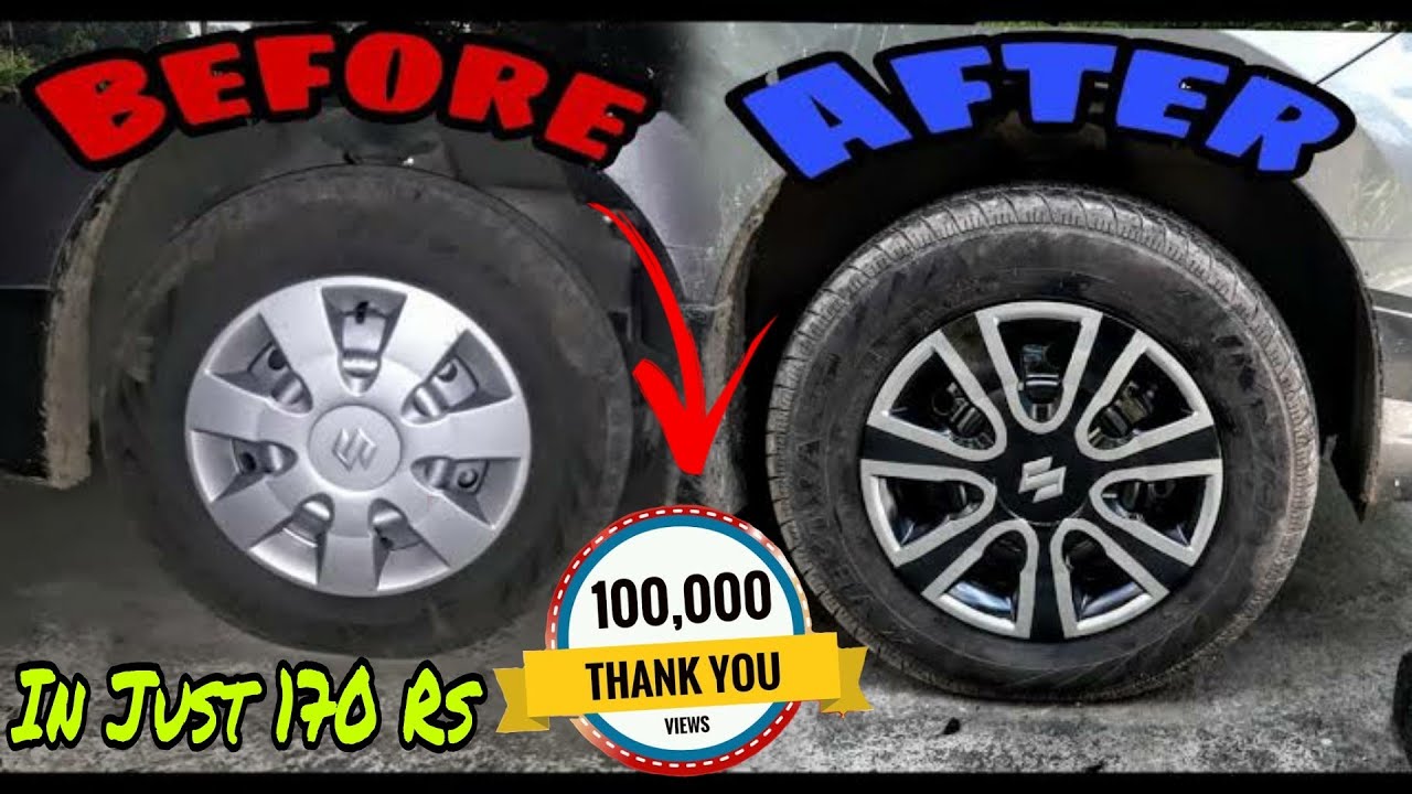 Car Wheel Cap Modification only 170 Rs😃