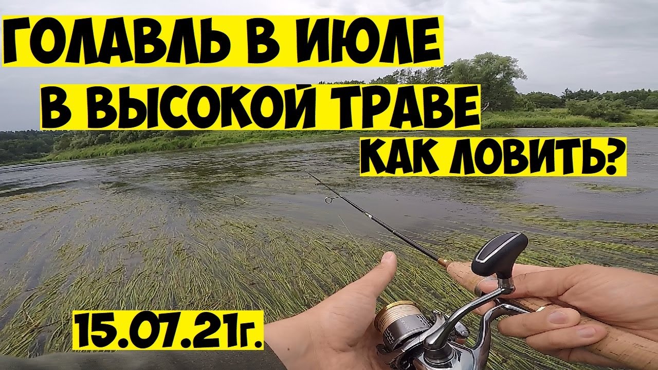ЛУЧШИЙ воблер на ГОЛАВЛЯ ЛЕТОМ в высокой траве! Как ловить голавля летом на спиннинг! РЫБАЛКА в июле