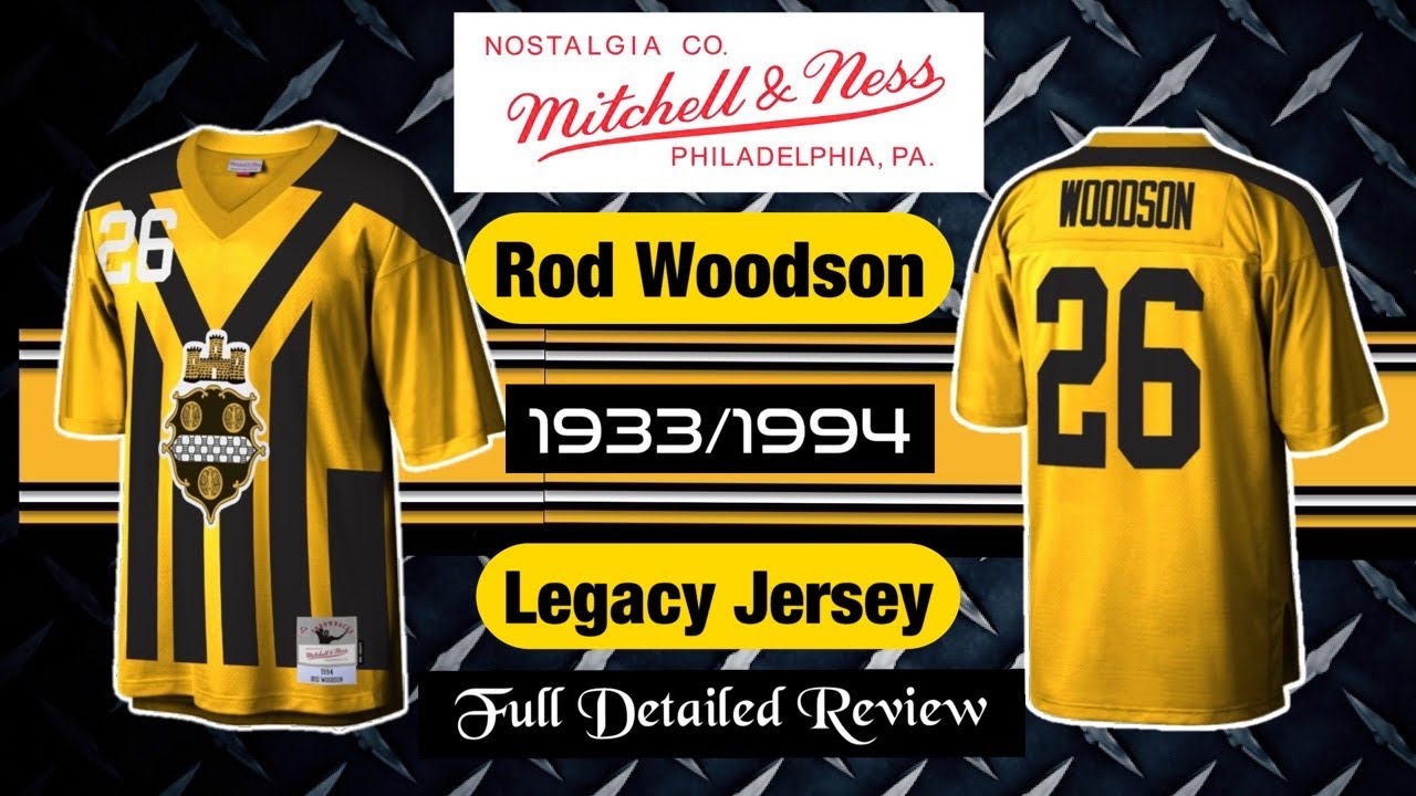 Rod Woodson  Mitchell & Ness 1994 Steelers Legacy Jersey | Unboxing & Review