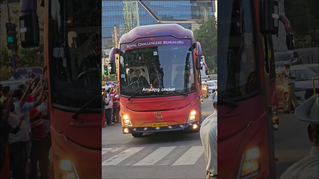 RCB Team Bus 🔥😎 #shorts #ipl #rcb #ipl2025