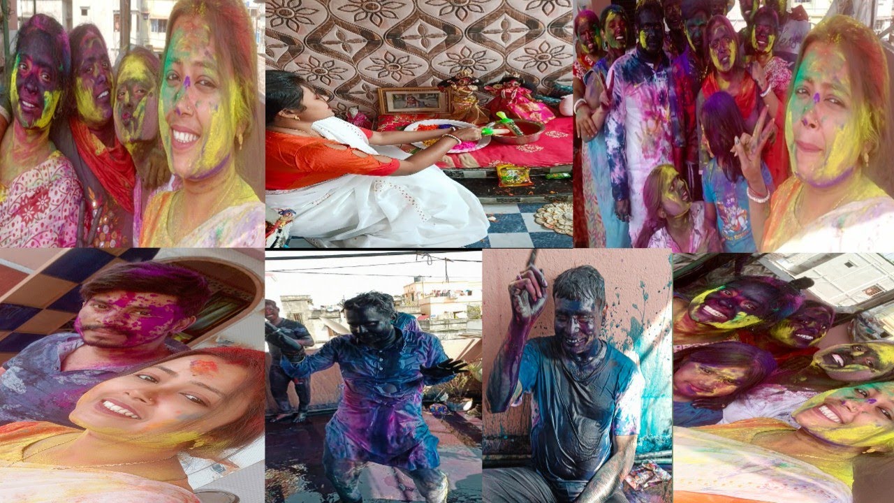 #bengalivlog 2023 Holi celebration...     ❤️❤️❤️Happy Holi ❤️❤️❤️