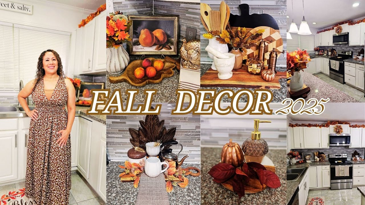 FALL KITCHEN DECOR 🍁2025 /Decoracion Otoño 🍁 #homedecor #falldecor #decoracion #Otoño #autumndecor 