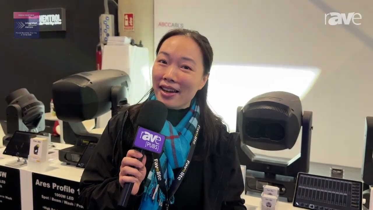ISE 2026: Favolite Talks About Range of LED Stage Lights