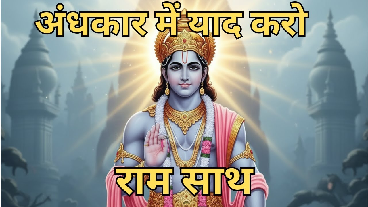 अंधकार में याद करो — राम साथ