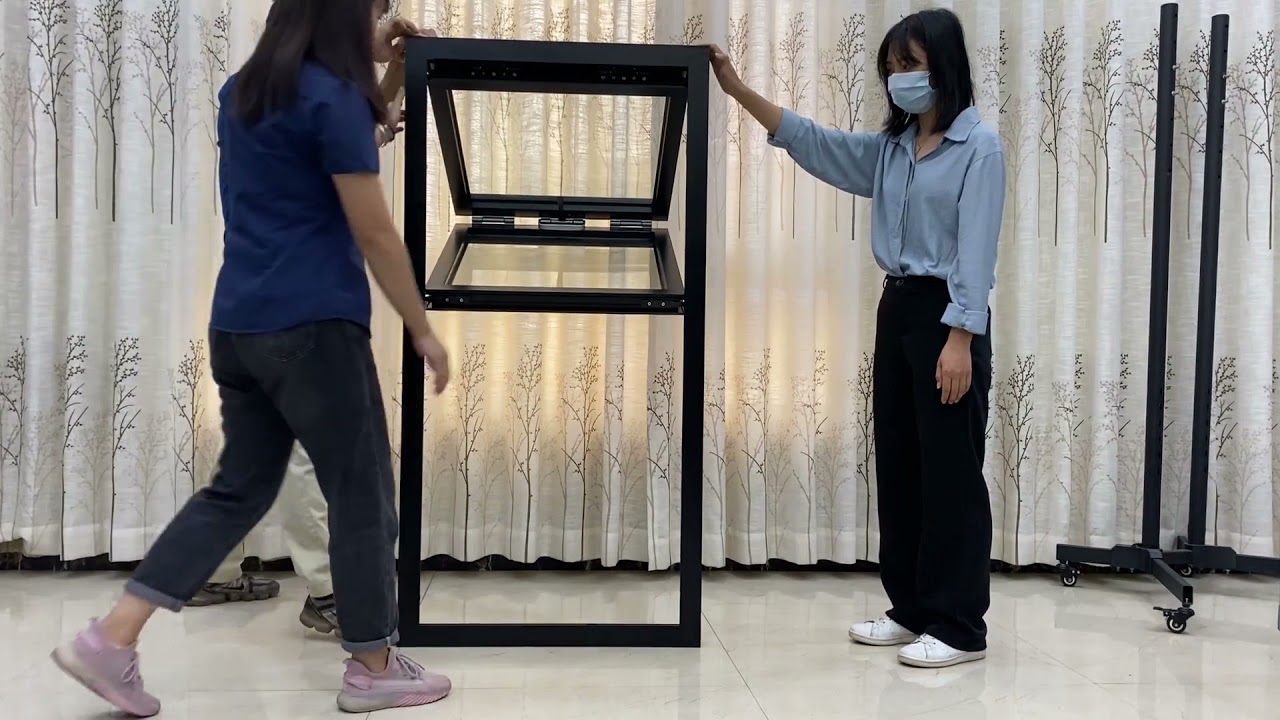 How To Enjoy A Wide View? 75# Aluminum Vertical Bi-folding Window