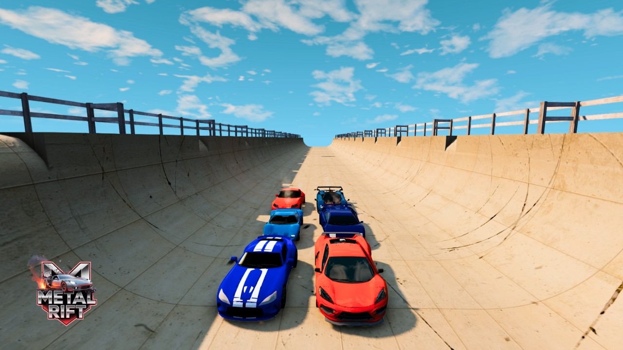 Epic High Speed Car Jumps #16 | BeamNG Drive | Metal Rift