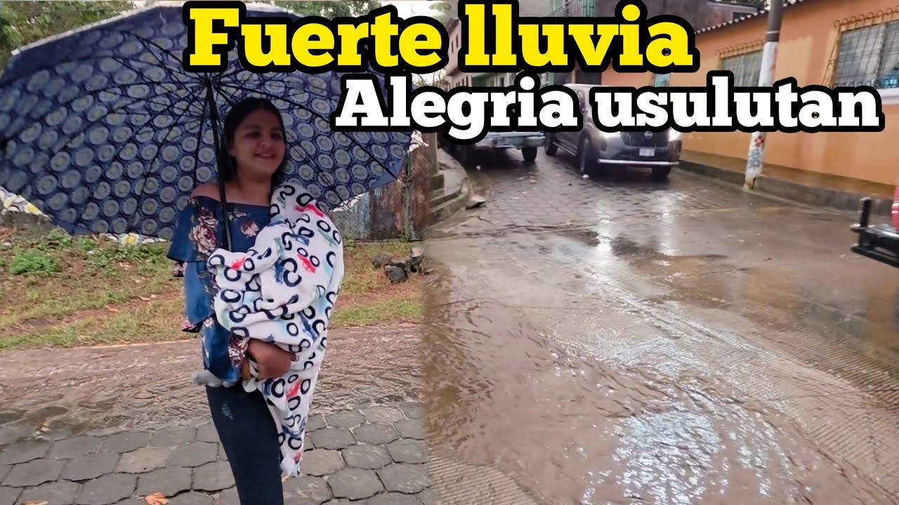 🚨FUERTE TORMENTA EN ALEGRIA USULUTAN EN PLENO VERANO😱🇸🇻