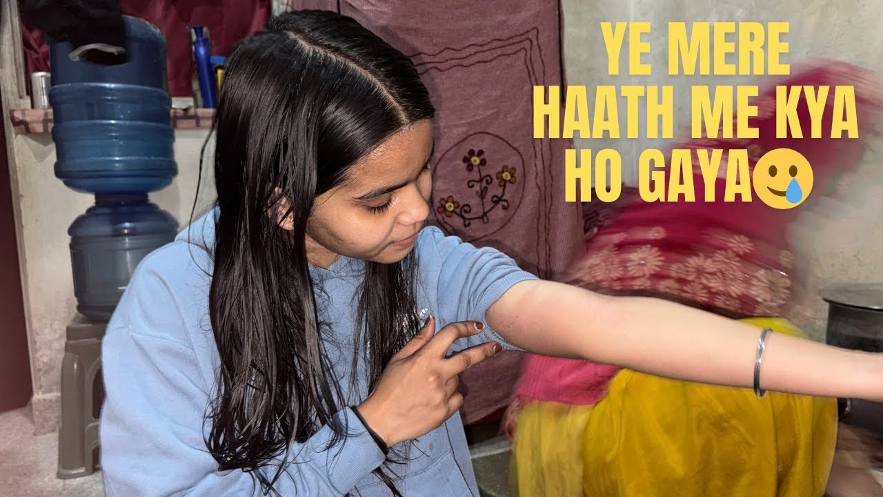 Ye kya ho gaya mere haath me 🙂|| Itni Jalan🥲||Hyy ks vlogs || Please subscribe 🥰