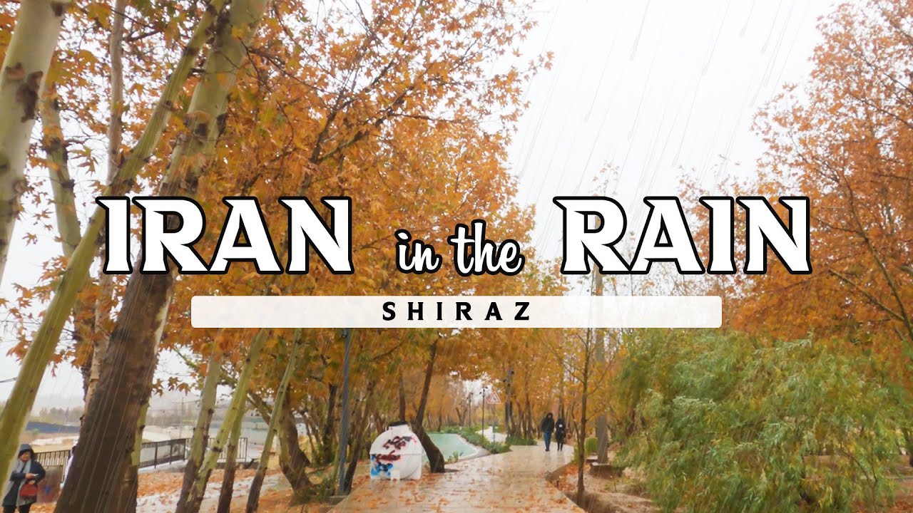 IRAN IN THE RAIN | Beauty of rainy autumn day in Shiraz (4K)