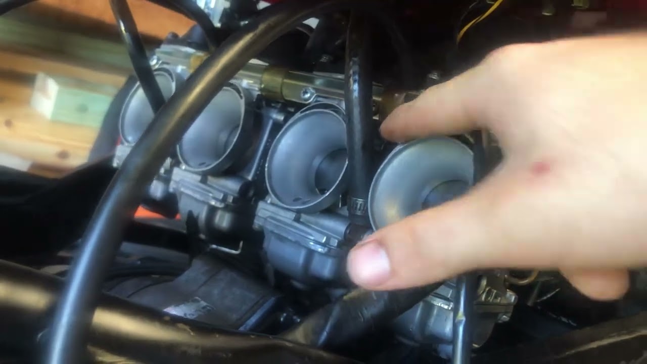 1993 Suzuki katana GSXF 600 carb issue fixed.