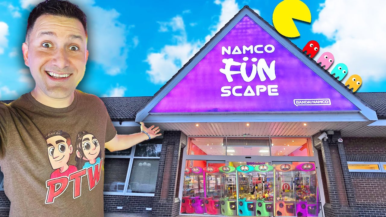 Неожиданный игровой зал NAMCO Funscape в Норвиче, Англия!